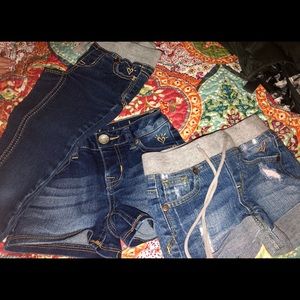 GUC 3pc. JUSTICE Lot! Jeans/shorts